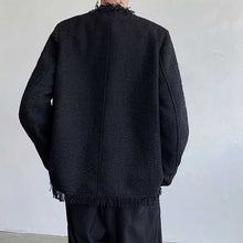 Load image into Gallery viewer, Single Breasted Fringed Fringe Jacket
