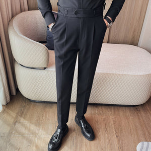 Naples Slim High Waist Suit Pants