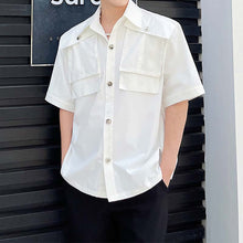 Load image into Gallery viewer, Pockets Cargo Short Sleeve Shirts
