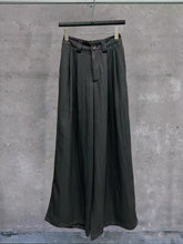 Load image into Gallery viewer, Retro Deconstructed Windbreaker Irregular Cardigan Elastic Waist Wide Leg Pants
