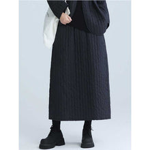 Load image into Gallery viewer, Retro Winter Mid-length Cotton Skirt
