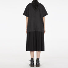 Load image into Gallery viewer, Casual Drawstring Culottes Cropped Wide-leg Pants
