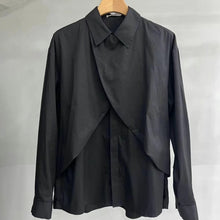 Load image into Gallery viewer, Detachable Deconstructed Crossover Long Sleeve Shirt
