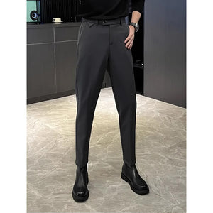 Non-iron Slim Straight Trousers