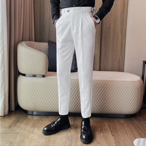 Naples Slim High Waist Suit Pants