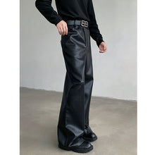 Load image into Gallery viewer, Retro PU Leather Casual Slim Leather Pants
