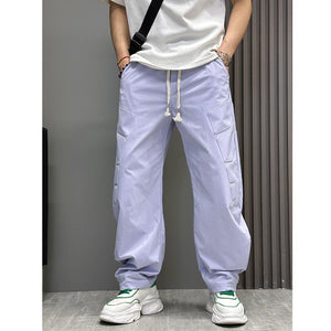 Loose Wide-Leg Casual Straight Trousers