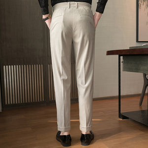 Corduroy Slim Casual Trousers