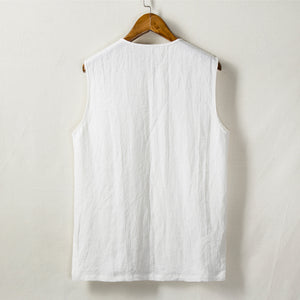 Loose Linen Casual Vest