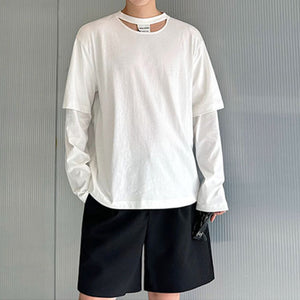 Hollow Patchwork T-shirt