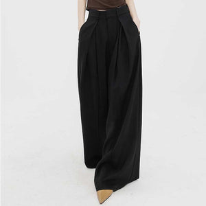 High Waist Casual Loose Suit Pants