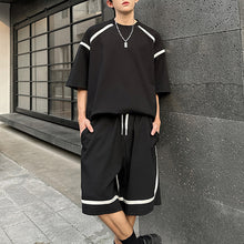 Load image into Gallery viewer, Retro Contrast Stripe Tracksuit

