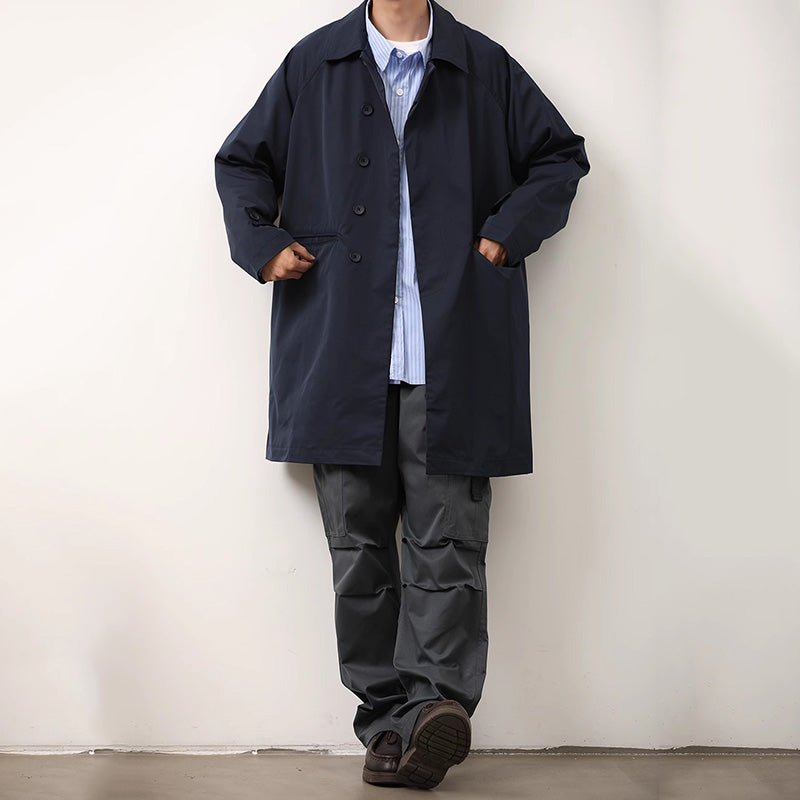 Japanese Solid Color Loose Casual Windbreaker