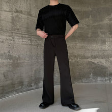 Load image into Gallery viewer, Straight Fit Loose Flared Trousers
