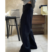 Load image into Gallery viewer, Brushed High Waist Pleated Wide Leg Trousers
