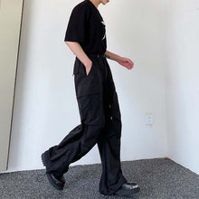 Load image into Gallery viewer, Dark Vintage Drawstring Cargo Pants
