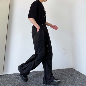 Dark Vintage Drawstring Cargo Pants