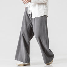 Load image into Gallery viewer, Linen Casual Loose Sports Wide-leg Pants
