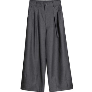 Retro Suit Wide-Leg High Waist Pants