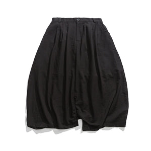 Summer Black Wide Leg Bloomers