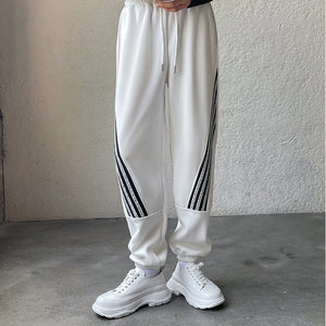 Loose-fit Knitted Drawstring Trousers