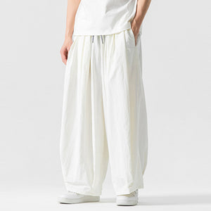 Japanese Retro Loose Wide-leg Flared Pants