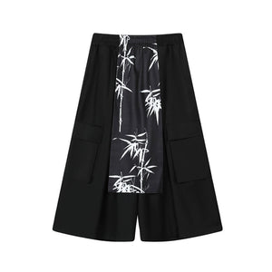 Patch Printed Loose Culottes