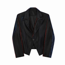 Load image into Gallery viewer, Glossy Metallic Short Stage Blazer
