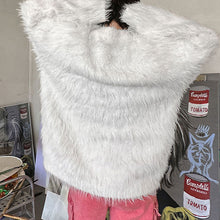 Load image into Gallery viewer, Faux Fur Thickened Sweater with Metallic Trim
