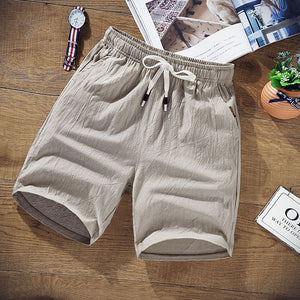 Casual Loose Cotton And Linen Shorts