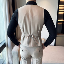 Load image into Gallery viewer, Double-breasted Slim-fit Suit Vest
