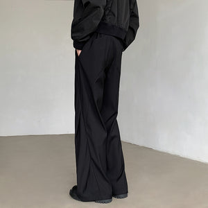 Loose Straight Floor-length Casual Pants