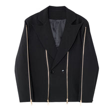 Load image into Gallery viewer, Zip Embellished Blazer
