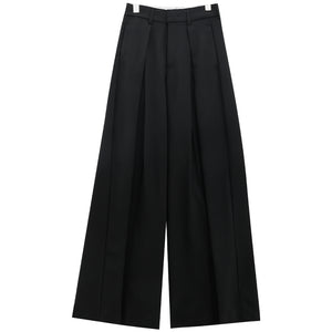 High Waist Casual Loose Suit Pants