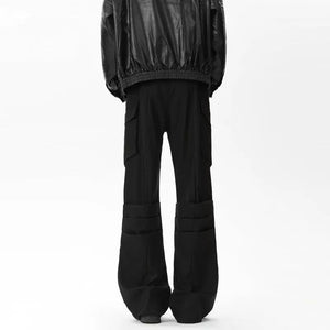 Pleated Slim Casual Straight Pants