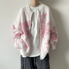 Load image into Gallery viewer, Tie-dyed Knitted Loose Cardigan
