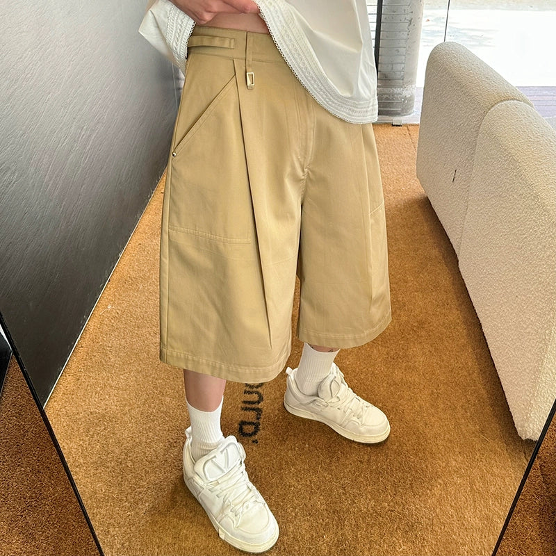 Three-dimensional Silhouette Cargo Cropped Pants