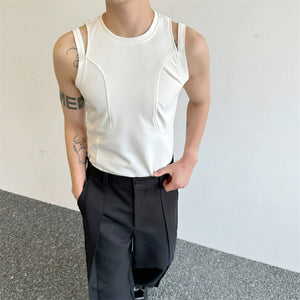 Slim Fit Hollow Strap Vest