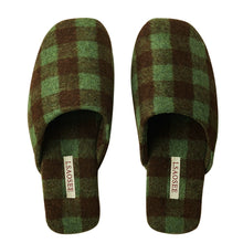 Load image into Gallery viewer, Suede Scottish Plaid Home Slippers
