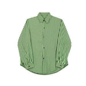 Asymmetric Striped Shirt