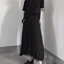 Load image into Gallery viewer, Mesh Pleated Long Skirt
