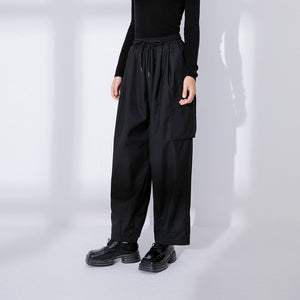 Retro High Waist Casual Pants