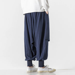 Linen Cotton Loose-Fitting Pants