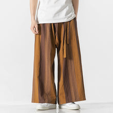 Load image into Gallery viewer, Striped Straight Wide-leg Casual Culottes
