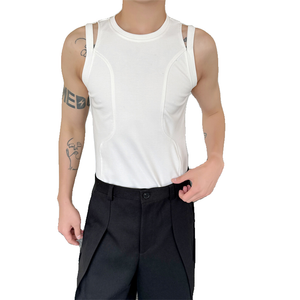 Slim Fit Hollow Strap Vest