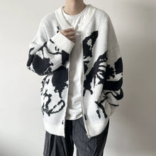 Load image into Gallery viewer, Tie-dyed Knitted Loose Cardigan
