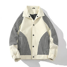 Load image into Gallery viewer, Contrast Houndstooth Jacket
