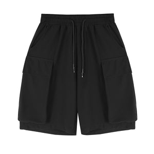 Drawstring Side Pocket Shorts