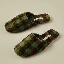 Load image into Gallery viewer, Suede Scottish Plaid Home Slippers
