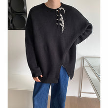 Load image into Gallery viewer, Vintage Asymmetrical Slit Sweater
